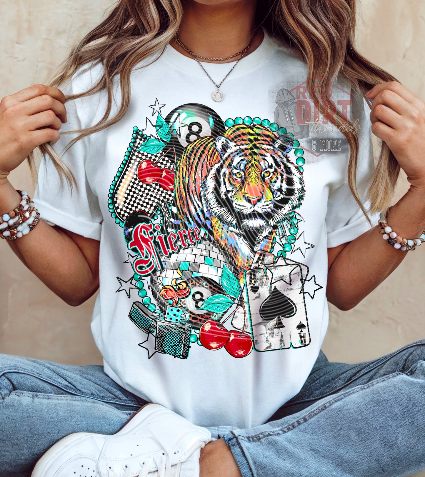 Fierce Tiger DTF Transfer | Trendy DTF Transfer | High Quality Image Transfers | Ready to Press | Fast Shipping