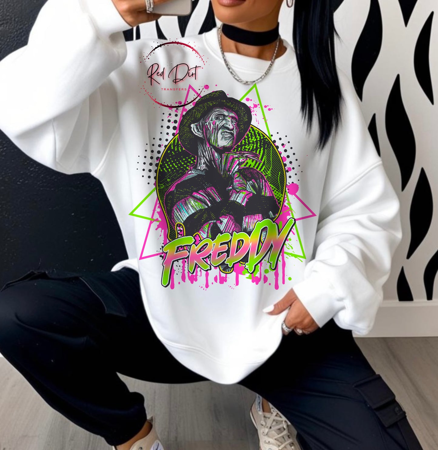 Freddy DTF Transfer | Trendy Horror Characters DTF Transfer | High Quality Image Transfers | Ready to Press | Fast Shipping