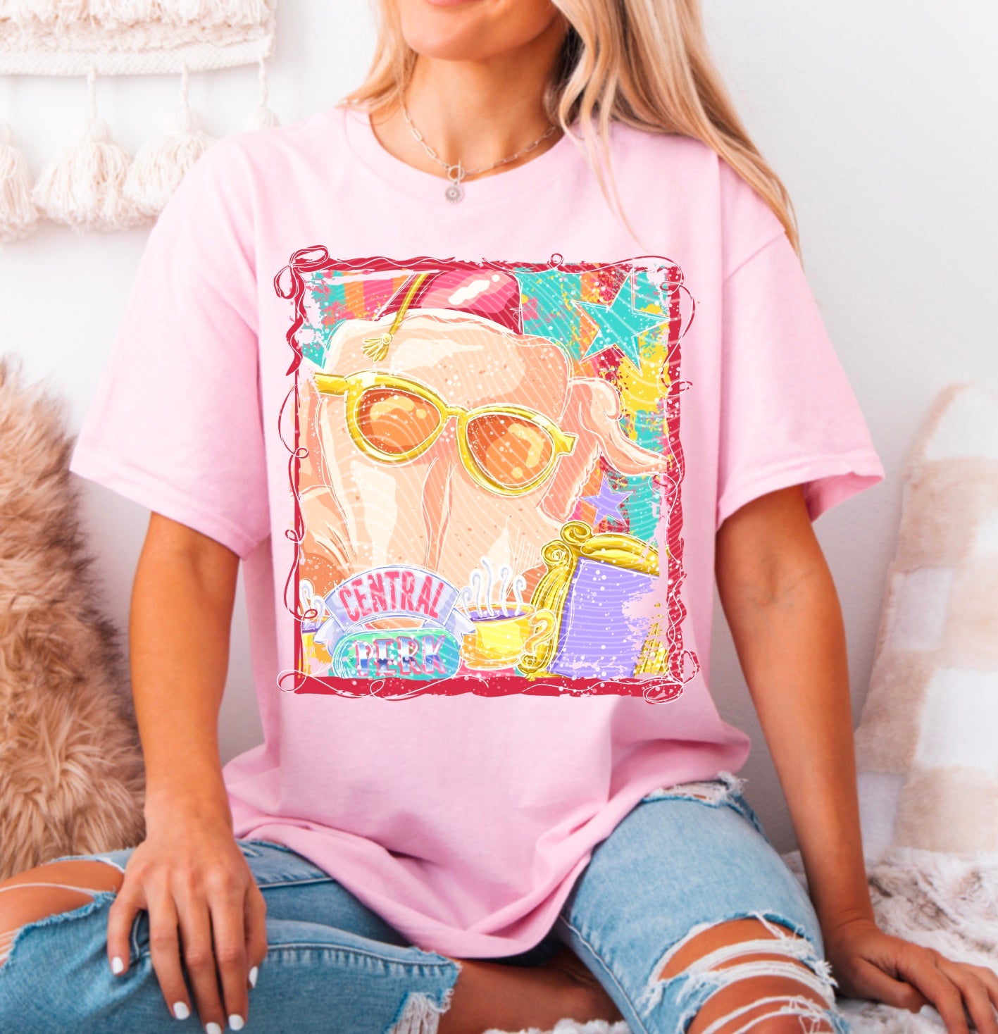 Friend Selfie DTF Transfer | Trendy Sitcom DTF Transfer | High Quality Image Transfers | Ready to Press | Instant Peel