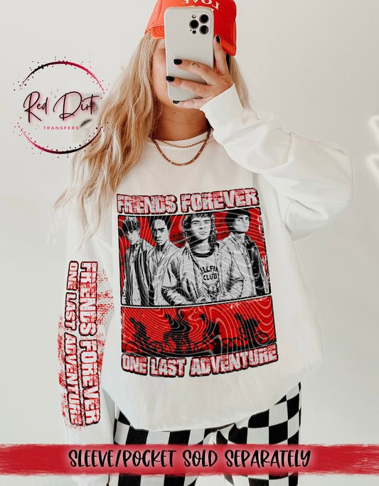 Friends Forever DTF Transfer | Trendy Movie DTF Transfer | High Quality Image Transfers | Ready to Press | Instant Peel