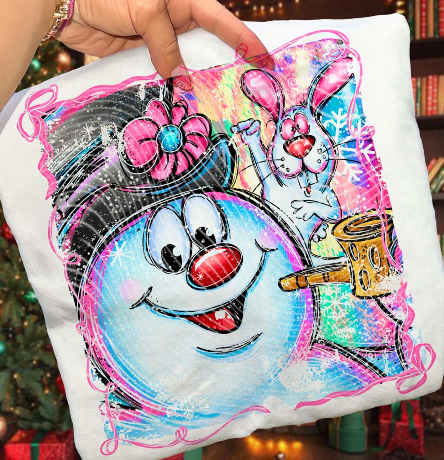 Snowman DTF Transfer | Trendy Christmas DTF Transfer | High Quality Image Transfers | Ready to Press | Instant Peel