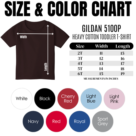 Gildan Heavy Cotton Toddler Blank Shirt