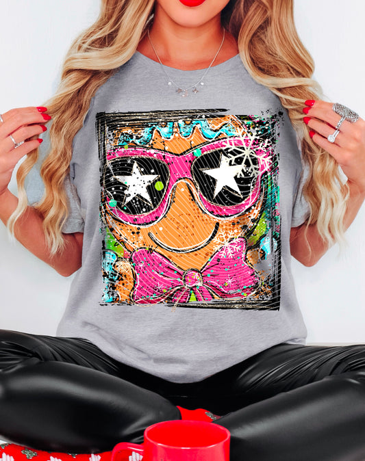 Selfie Gingerbread Man DTF Transfer | Trendy Christmas DTF Transfer | High Quality Image Transfers | Ready to Press | Instant Peel