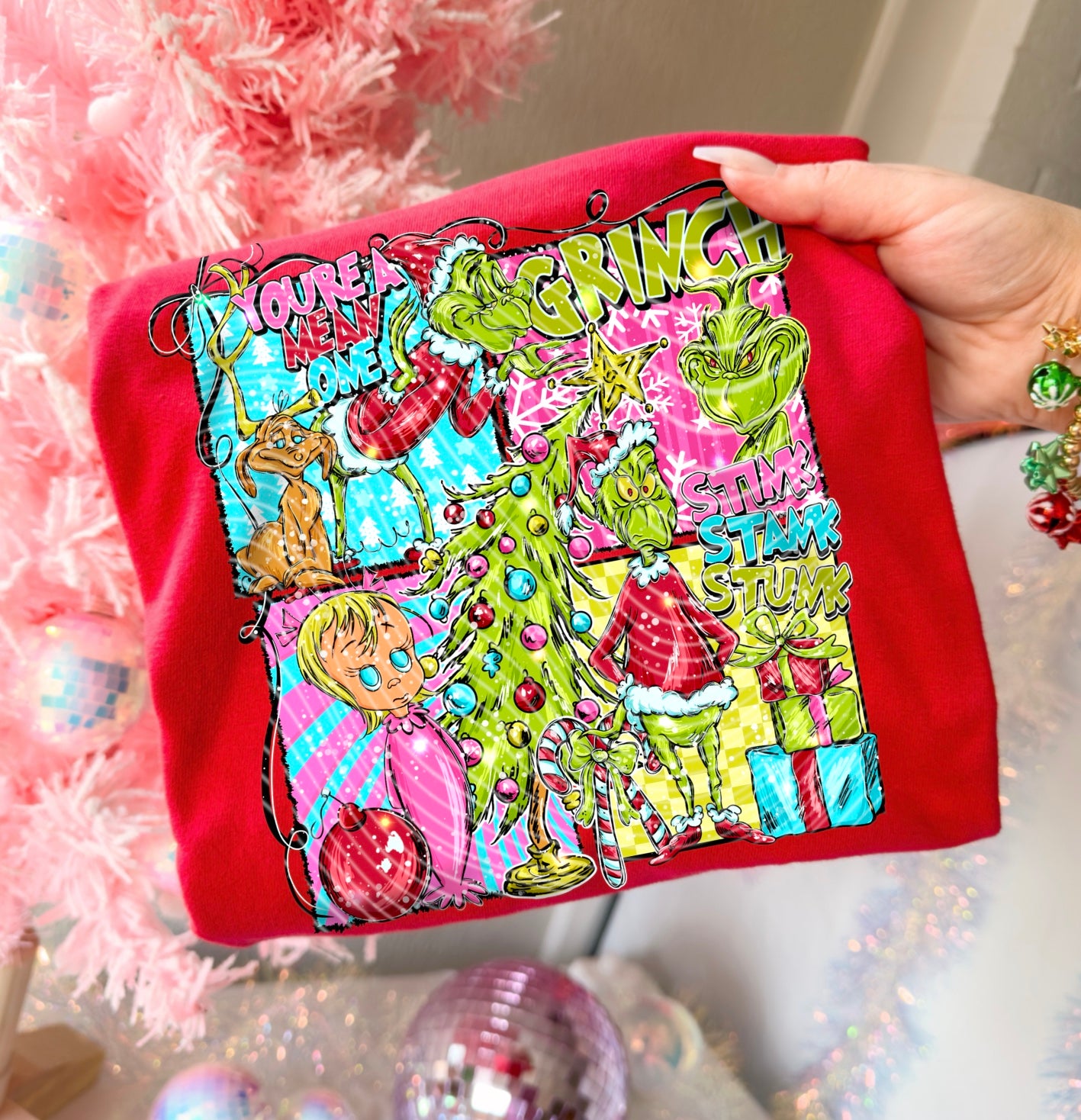 Mean One DTF Transfer | Trendy Christmas DTF Transfer | High Quality Image Transfers | Ready to Press | Instant Peel