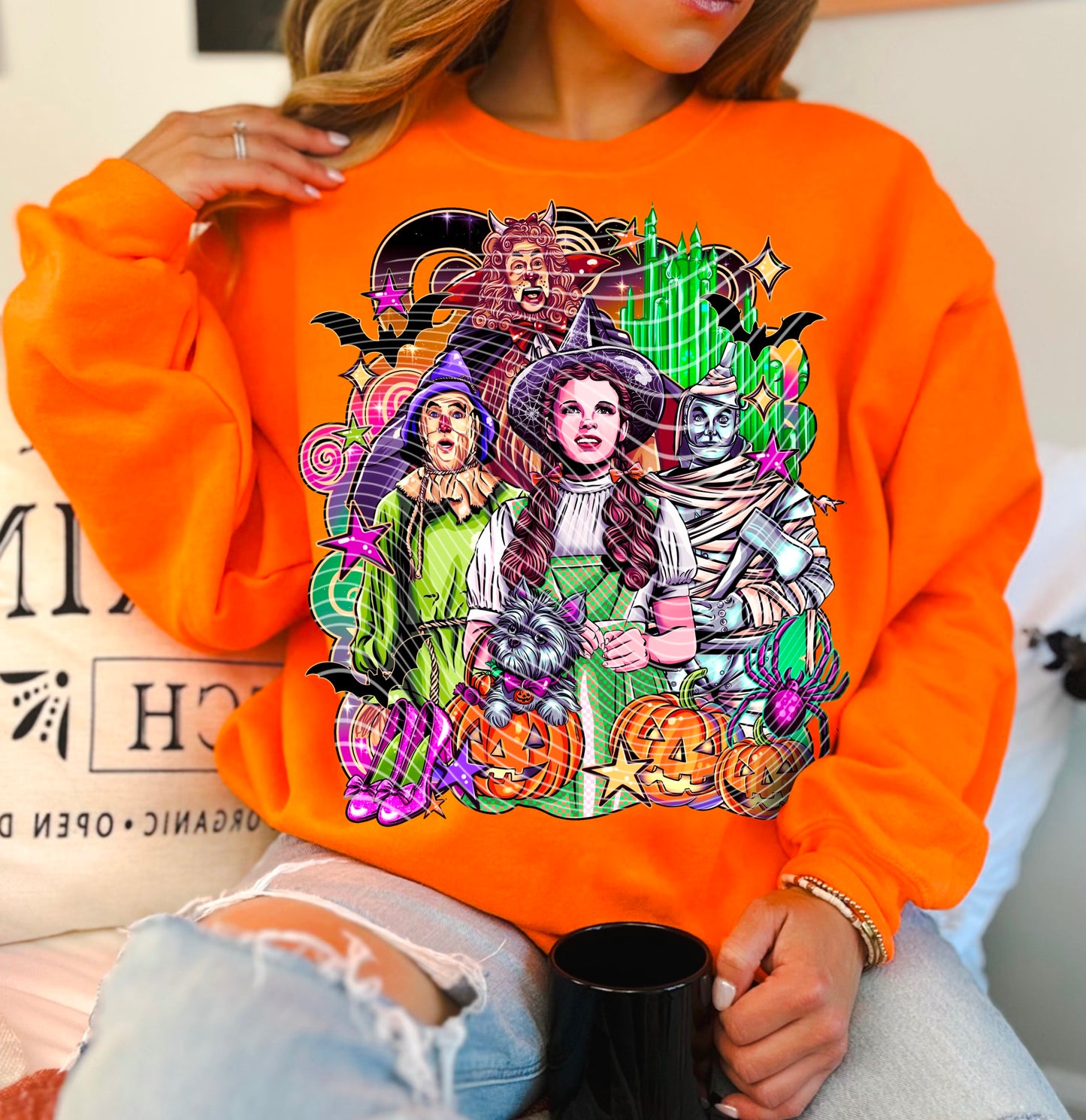Halloween Wizard DTF Transfer | Trendy Halloween DTF Transfer | High Quality Image Transfers | Ready to Press | Instant Peel