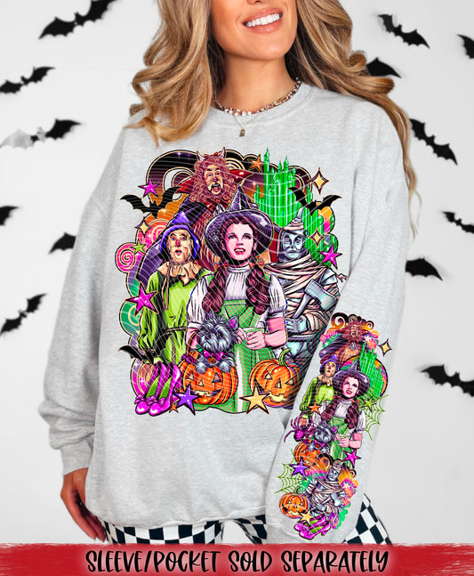 Halloween Wizard DTF Transfer | Trendy Halloween DTF Transfer | High Quality Image Transfers | Ready to Press | Instant Peel