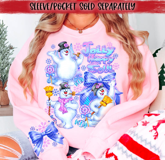 Jolly Happy Soul DTF Transfer | Trendy Christmas DTF Transfer | Ready to Press | High Quality DTF Transfers | Fast Shipping