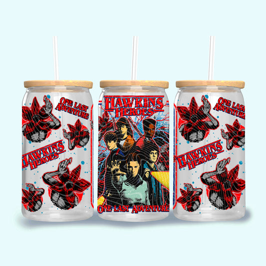 Heroes UV DTF Libbey Transfer | Trendy Movie Libbey Wrap | Ready to Transfer | High Quality | Waterproof UV Transfer