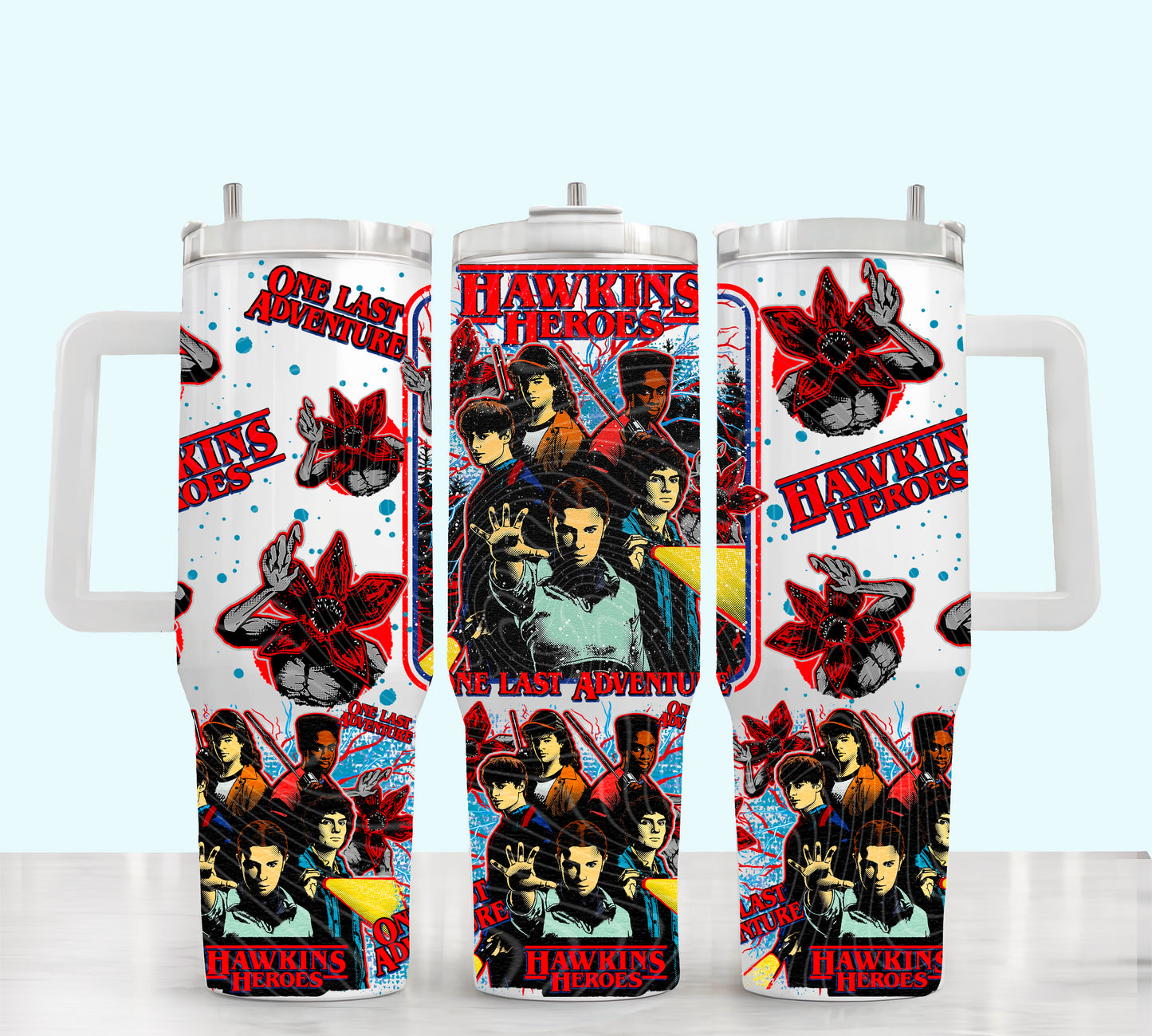 Heroes UV DTF 40oz Tumbler Transfer | Trendy Movie Tumbler Wrap | Ready to Transfer | High Quality | Waterproof UV Transfer