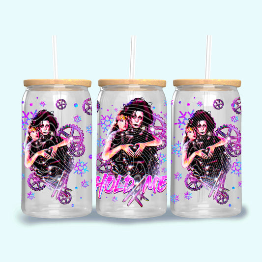Hold Me UV DTF Libbey Transfer | Trendy Halloween Libbey Wrap | Ready to Transfer | High Quality | Waterproof UV Transfer