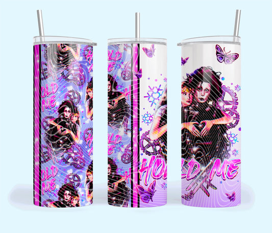 Hold Me Insulated Tumbler with Plastic Lid and Sealed Reusable Straw | Trendy Halloween Cup | Hot/Cold Tumbler