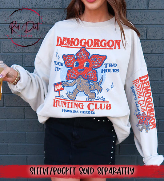 Hunting Club DTF Transfer | Trendy Movie DTF Transfer | High Quality Image Transfers | Ready to Press | Instant Peel