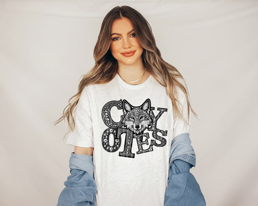 Coyotes DTF Transfer | Trendy School Spirit DTF Transfer | Ready to Press | High Quality DTF Transfers | Fast Shipping)