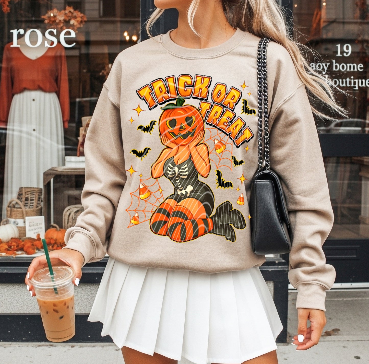 Trick R Treat DTF Transfer | Trendy Halloween DTF Transfer | High Quality Image Transfers | Ready to Press | Instant Peel
