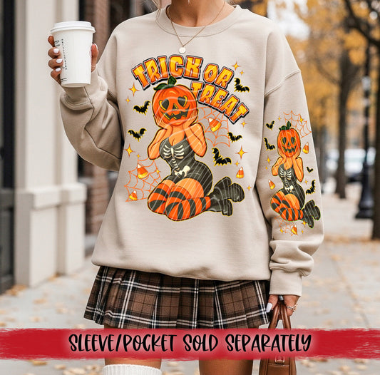 Trick R Treat DTF Transfer | Trendy Halloween DTF Transfer | High Quality Image Transfers | Ready to Press | Instant Peel