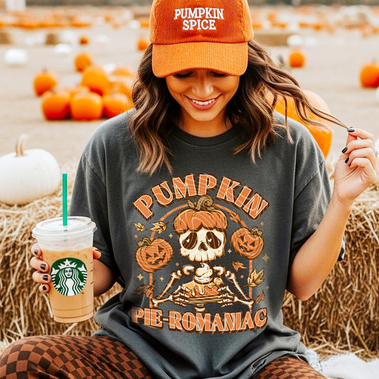 Pumpkin Pie-Romaniac T-Shirt | Trendy Thanksgiving Shirt | Fast Shipping | Super Soft Shirts for Men/Women/Kid's