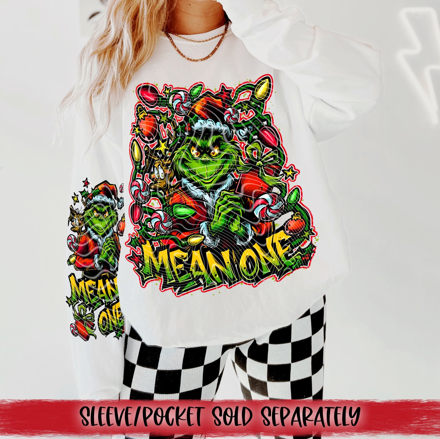 Mean One DTF Transfer | Trendy Christmas DTF Transfer | High Quality Image Transfers | Ready to Press | Instant Peel