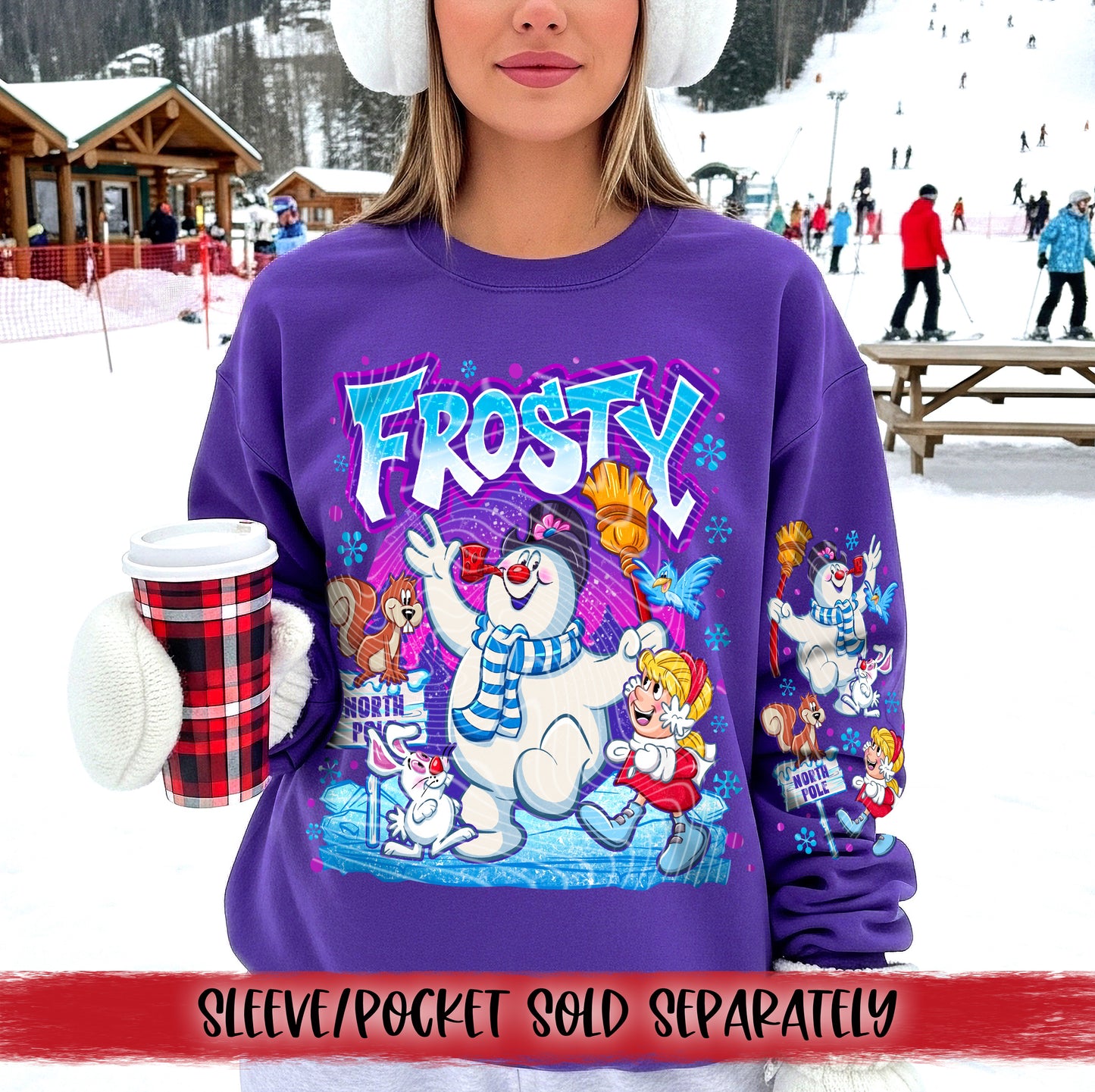 Jolly Snowman DTF Transfer | Trendy Christmas DTF Transfer | High Quality Image Transfers | Ready to Press | Instant Peel