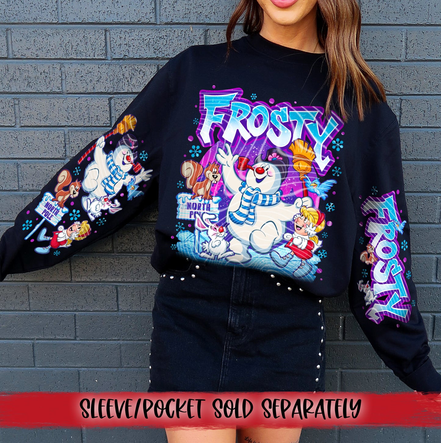 Jolly Snowman DTF Transfer | Trendy Christmas DTF Transfer | High Quality Image Transfers | Ready to Press | Instant Peel