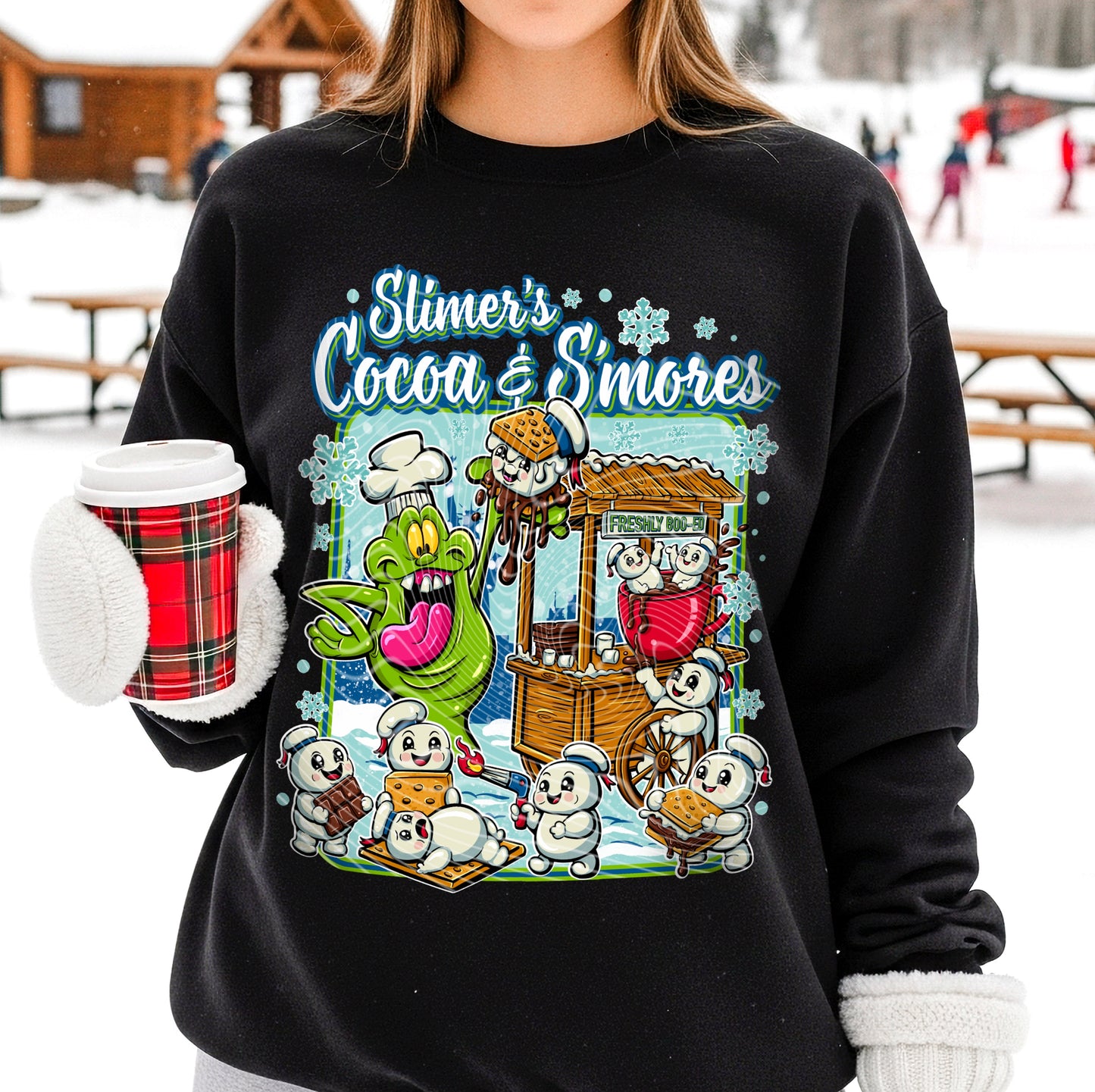 Hot Cocoa & S'mores DTF Transfer | Trendy Christmas DTF Transfer | High Quality Image Transfers | Ready to Press | Instant Peel