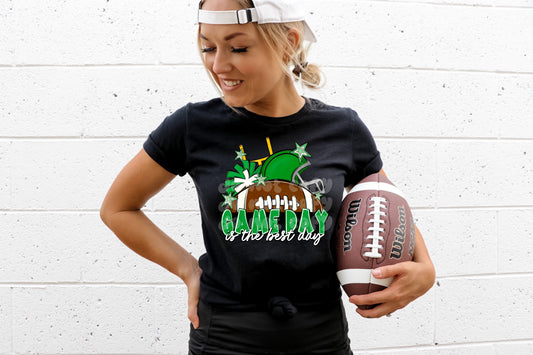 Game Day Is The Best Day (Green) DTF Transfer | Trendy Sports DTF Transfer | High Quality Image Transfers | Ready to Press | Instant Peel