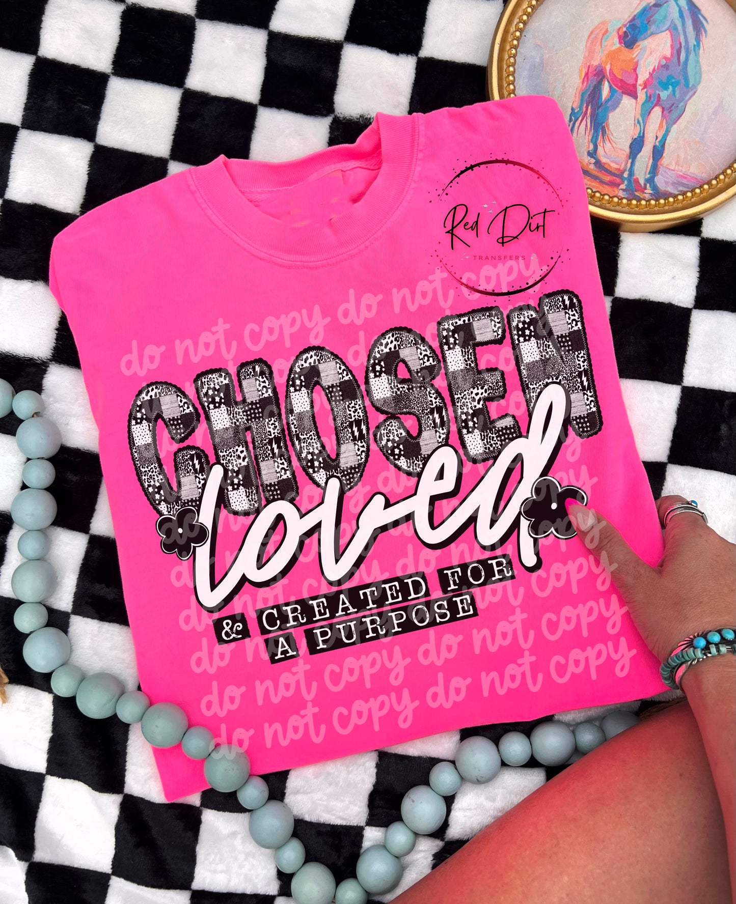 Chosen Loved and Created for a Purpose T-Shirt | Trendy Religious Shirt | Fast Shipping | Super Soft Shirts for Men/Women/Kid's