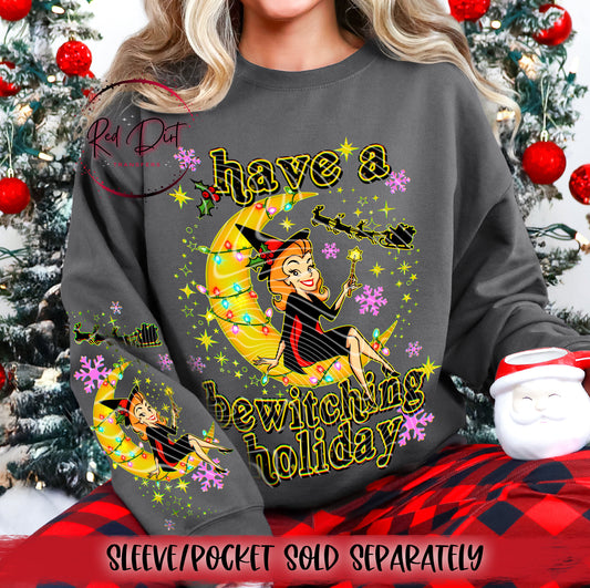 Have a Bewitching Holiday DTF Transfer | Trendy Christmas DTF Transfer | High Quality Image Transfers | Ready to Press | Instant Peel