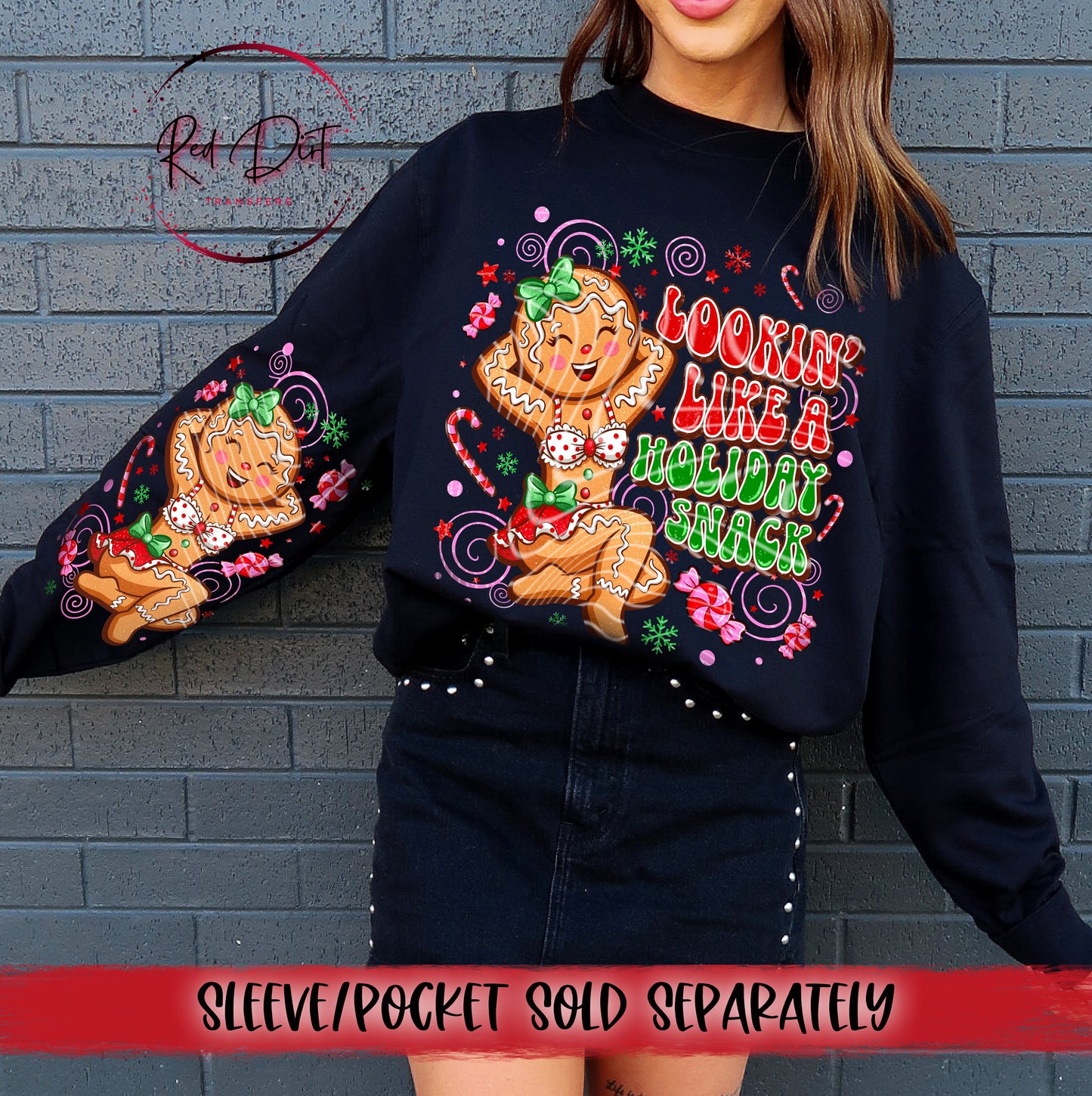 Looking Like a Holiday Snack DTF Transfer | Trendy Christmas DTF Transfer | High Quality Image Transfers | Ready to Press | Instant Peel