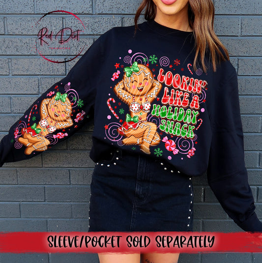 Looking Like a Holiday Snack DTF Transfer | Trendy Christmas DTF Transfer | High Quality Image Transfers | Ready to Press | Instant Peel