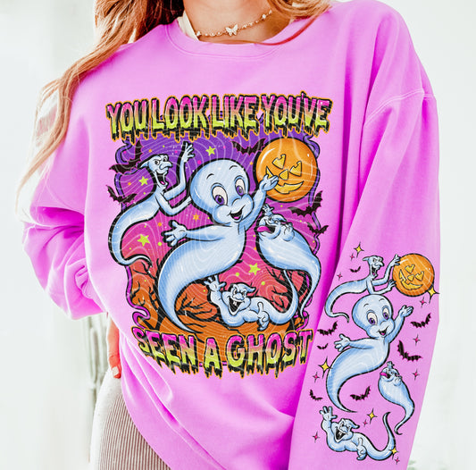 You Look Like You Seen a Ghost DTF Transfer | Trendy Spooky DTF Transfer | Ready to Press | High Quality DTF Transfers | Fast Shipping