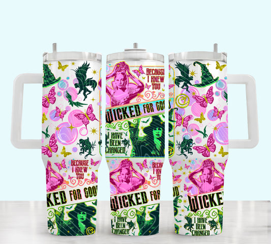 Friends For Good UV DTF 40oz Tumbler Transfer | Trendy Movie Tumbler Wrap | Ready to Transfer | High Quality | Waterproof UV Transfer