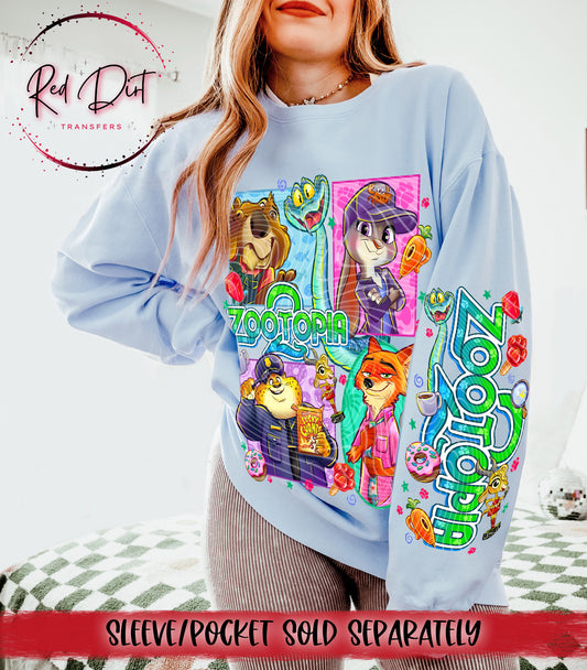 Animal Partners DTF Transfer | Trendy Movie DTF Transfer | High Quality Image Transfers | Ready to Press | Instant Peel