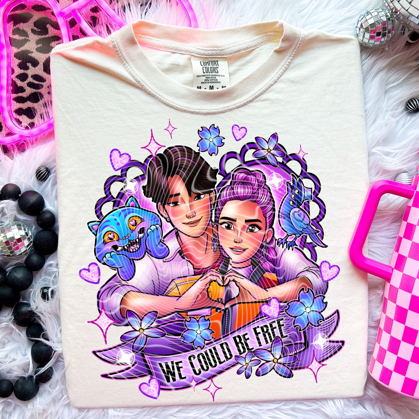 We Could Be Free DTF Transfer | Trendy Movie DTF Transfer | High Quality Image Transfers | Ready to Press | Instant Peel