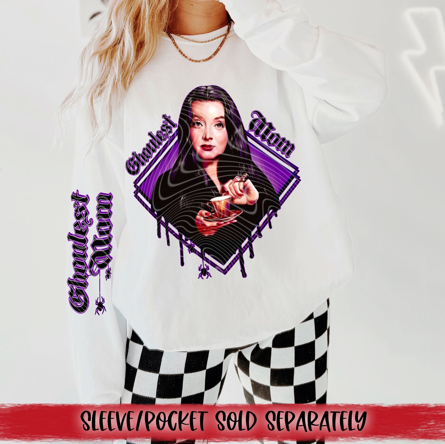 Ghoulest Mom DTF Transfer | Trendy Mom DTF Transfer | High Quality Image Transfers | Ready to Press | Fast Shipping