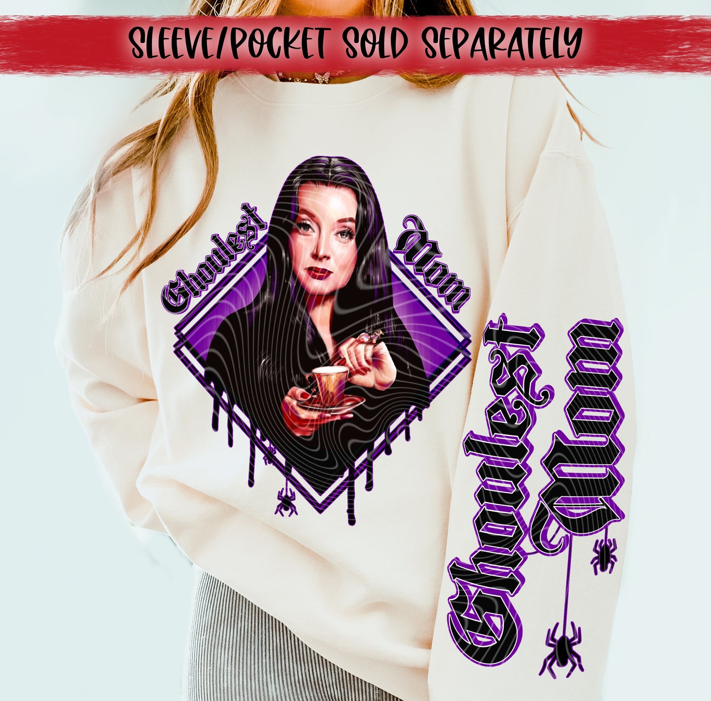 Ghoulest Mom DTF Transfer | Trendy Mom DTF Transfer | High Quality Image Transfers | Ready to Press | Fast Shipping