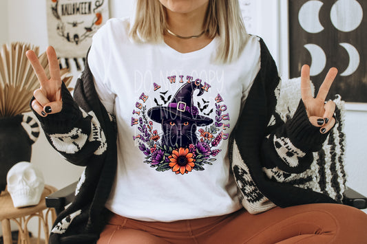 I Wish a Witch Would DTF Transfer | Trendy Halloween DTF Transfer | Ready to Press | High Quality DTF Transfers | Fast Shipping