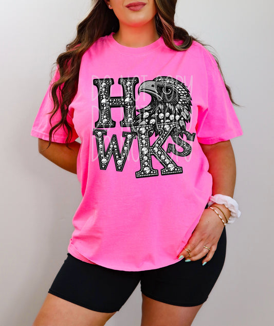 Hawks DTF Transfer | Trendy School Spirit DTF Transfer | Ready to Press | High Quality DTF Transfers | Fast Shipping