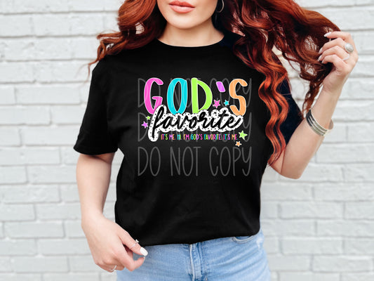 God's Favorite DTF Transfer | Trendy Religious DTF Transfer | High Quality Image Transfers | Ready to Press | Instant Peel