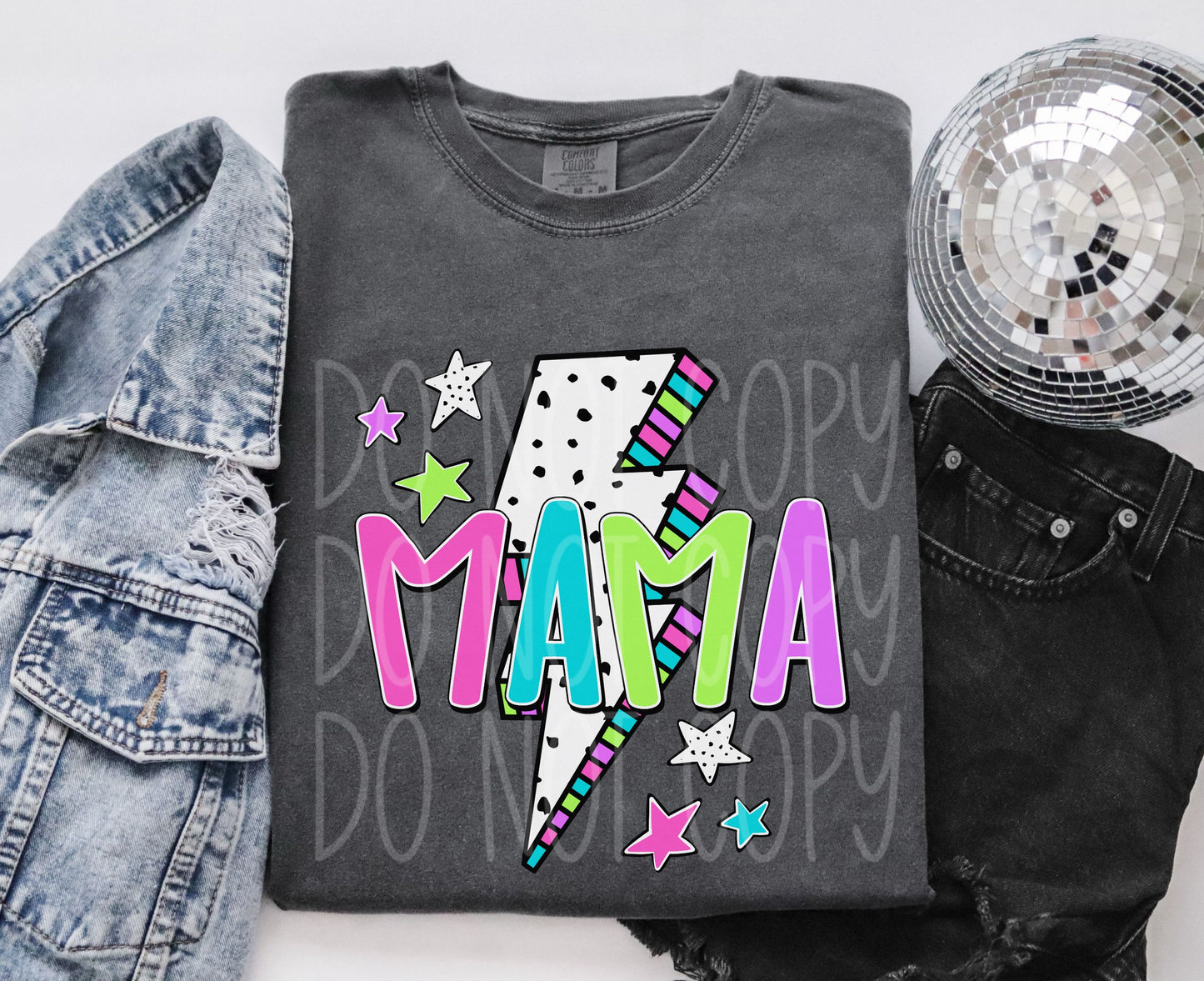 Mama DTF Transfer | Trendy Mom DTF Transfer | High Quality Image Transfers | Ready to Press | Instant Peel