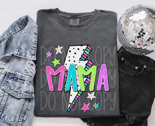 Mama DTF Transfer | Trendy Mom DTF Transfer | High Quality Image Transfers | Ready to Press | Instant Peel