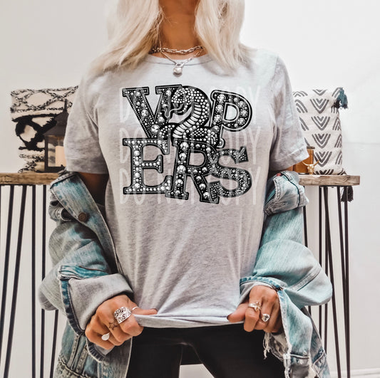 Vipers DTF Transfer | Trendy School Spirit DTF Transfer | Ready to Press | High Quality DTF Transfers | Fast Shipping