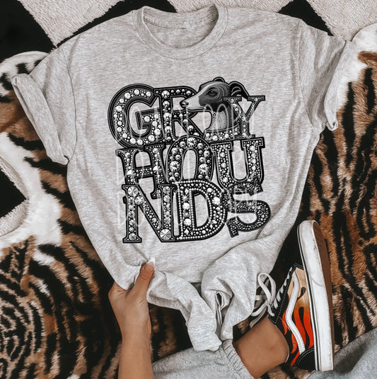 Greyhounds DTF Transfer | Trendy School Spirit DTF Transfer | Ready to Press | High Quality DTF Transfers | Fast Shipping