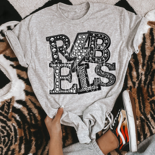 Rebels T-Shirt | Trendy School Spirit Shirt | Fast Shipping | Super Soft Shirts for Men/Women/Kid's | Bella Canvas