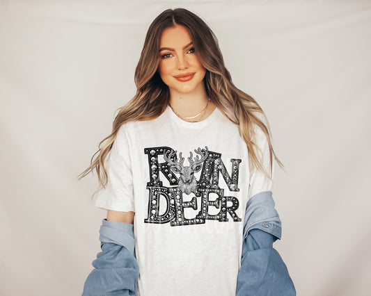 Reindeer T-Shirt | Trendy School Spirit Shirt | Fast Shipping | Super Soft Shirts for Men/Women/Kid's | Bella Canvas
