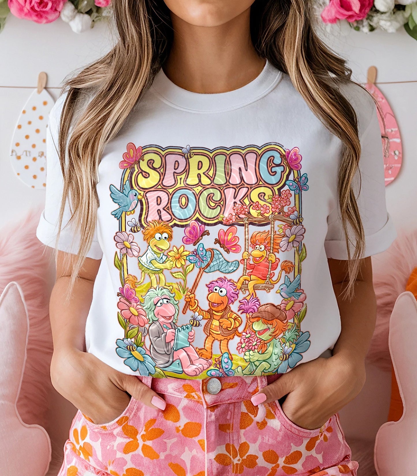 Spring Rocks DTF Transfer | Trendy Throwback DTF Transfer | High Quality Image Transfers | Ready to Press | Instant Peel