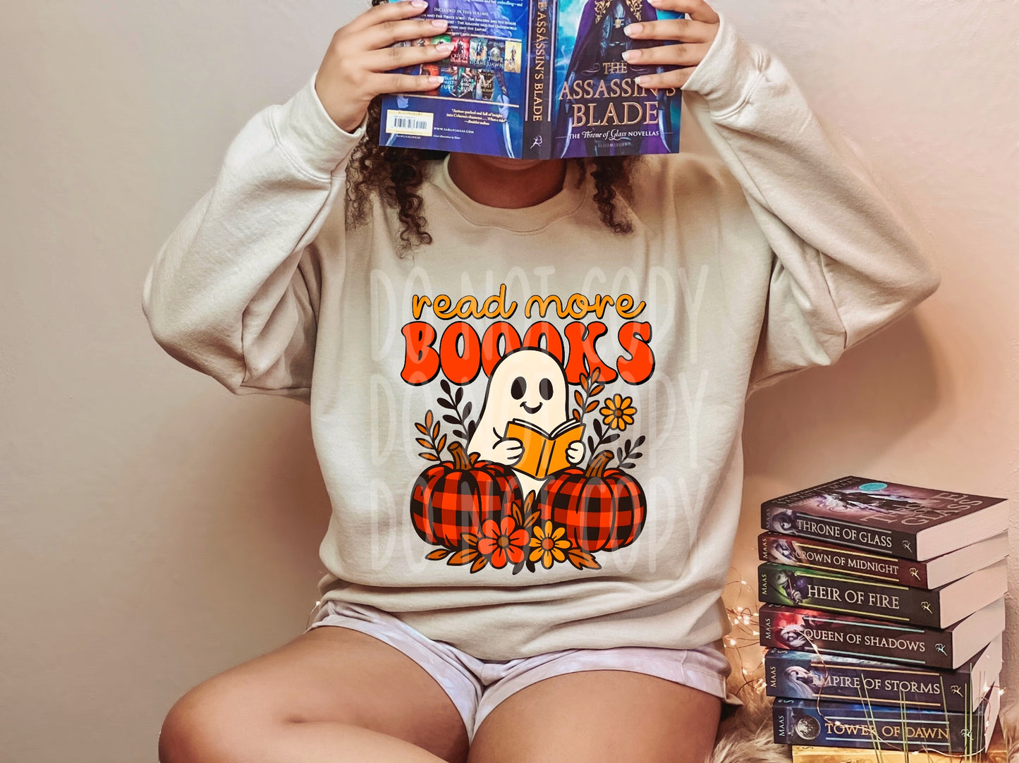 Read More Books DTF Transfer | Trendy Halloween DTF Transfer | High Quality Image Transfers | Ready to Press | Instant Peel
