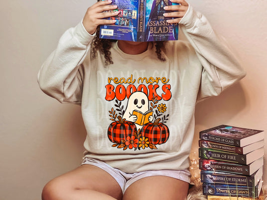 Read More Books DTF Transfer | Trendy Halloween DTF Transfer | High Quality Image Transfers | Ready to Press | Instant Peel