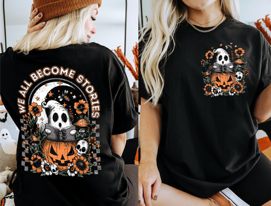 We All Become Stories DTF Transfer | Trendy Halloween DTF Transfer | Ready to Press | High Quality DTF Transfers | Fast Shipping