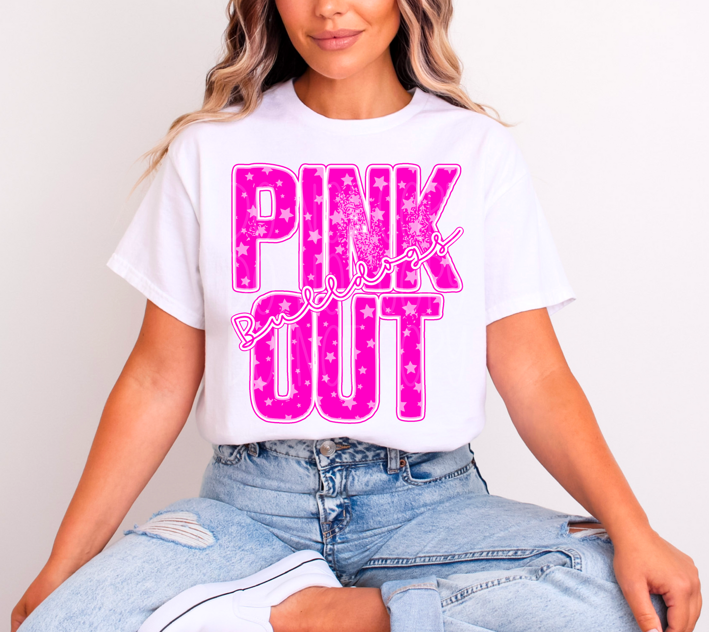 Pink Out Bulldogs DTF Transfer | Trendy School Spirit DTF Transfer | High Quality Image Transfers | Ready to Press | Instant Peel