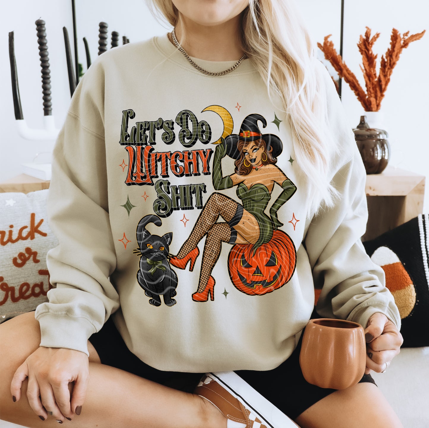 Let's Do Witchy Shit DTF Transfer | Trendy Halloween DTF Transfer | Ready to Press | High Quality DTF Transfers | Fast Shipping